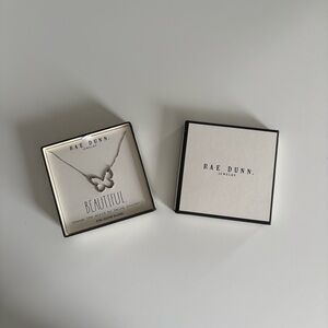 3/$15 Rae Dunn Silver Butterfly Necklace